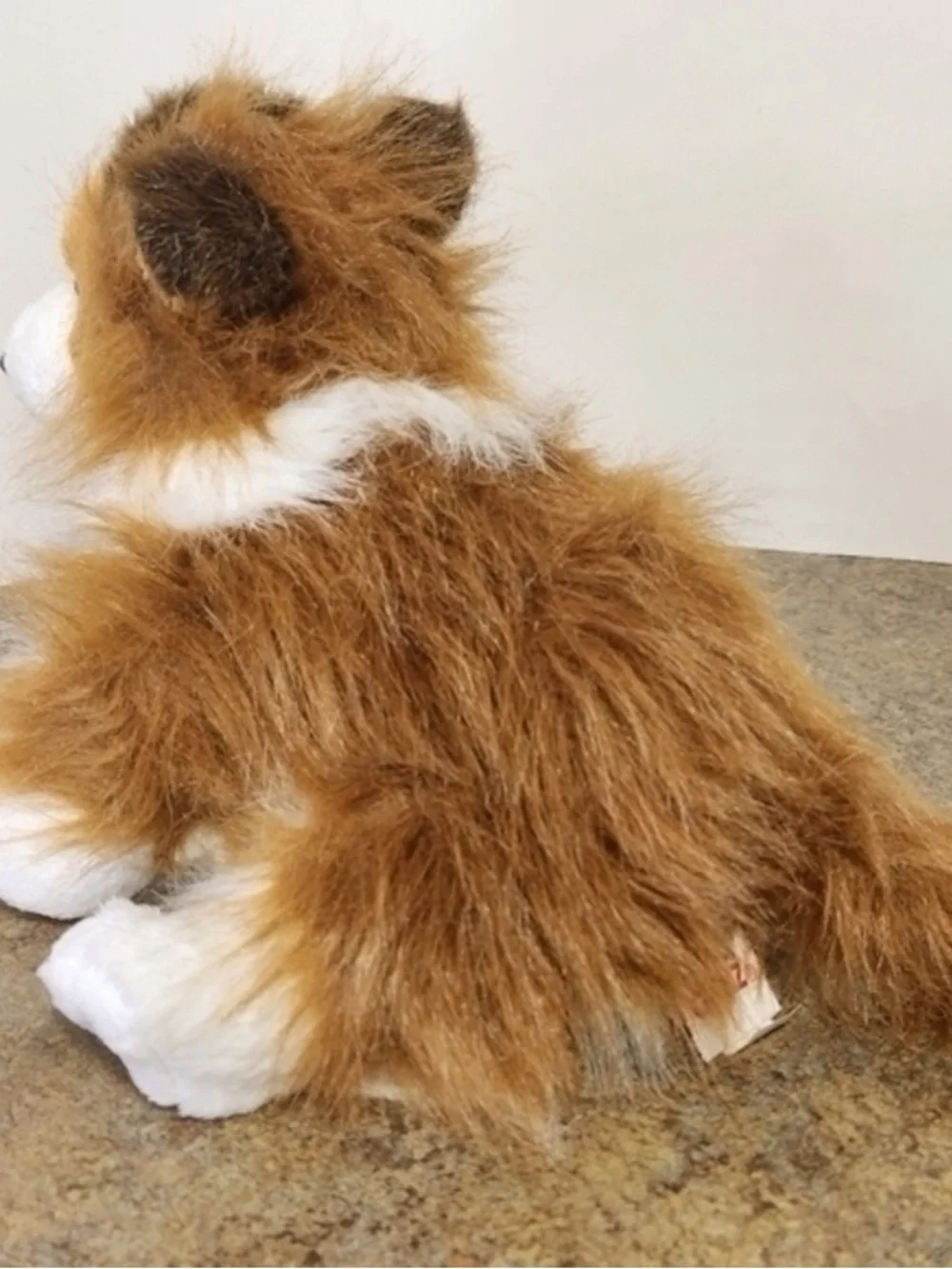 GANZ Sheltie Plush Dog Toy - Brown, White & Black Fur